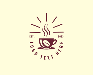 Espresso - Coffee Bean Mug Espresso logo design