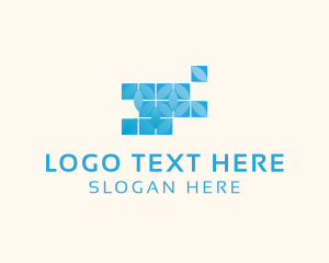 Blue Glass Tiles logo