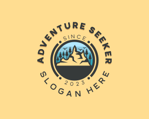 Forest Mountain Adventure logo design