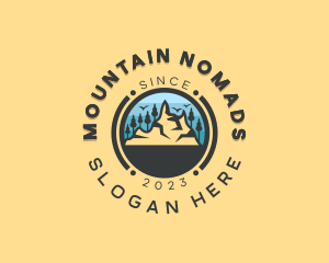 Forest Mountain Adventure logo design