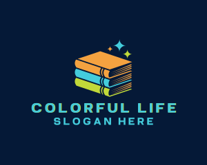 Colorful Creative Book logo design