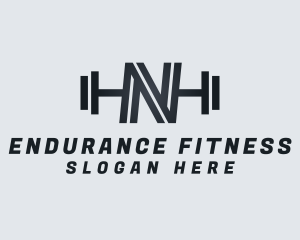 Fitness Gym Letter N logo