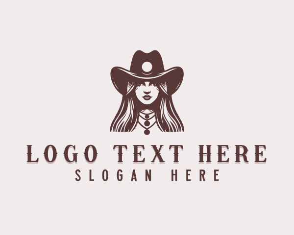 Cowboy Hat logo example 2