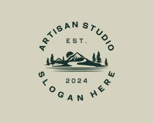 Rural Mountain Valley logo design