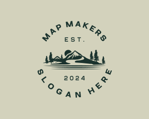 Rural Mountain Valley logo design