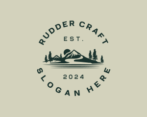 Rural Mountain Valley logo design