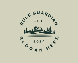 Rural Mountain Valley logo design