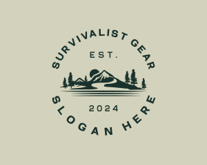 Rural Mountain Valley logo design