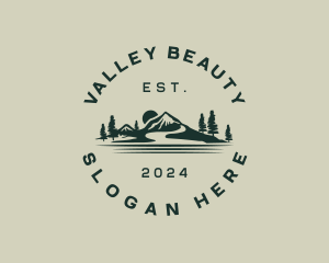 Rural Mountain Valley logo design