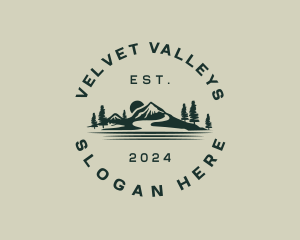 Rural Mountain Valley logo design