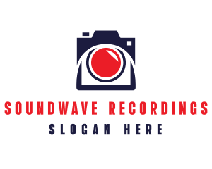 Modern Recording Camera logo design