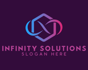 Generic Hexagon Infinity logo
