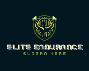 Fitness Trainer Gym logo design