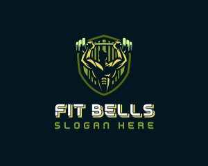 Fitness Trainer Gym logo design