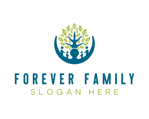 Family Wellness Tree logo design