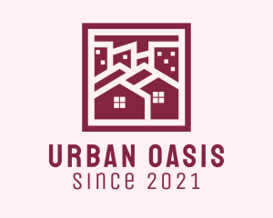 Urban Real Estate Frame logo design