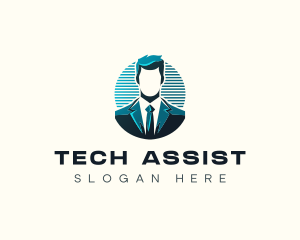 Professional Businessman Agent logo design