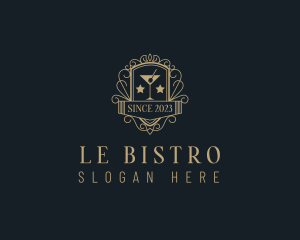 Cocktail Bistro Bar logo design