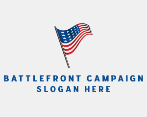 American Flag Patriot logo design