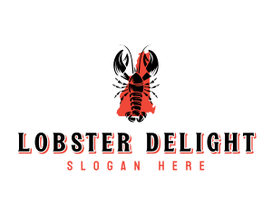 Seafood Lobster New Hampshire logo design