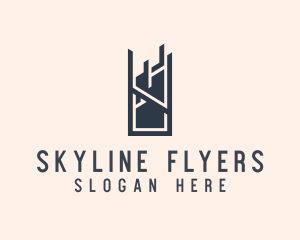 City Skyscraper Building logo design