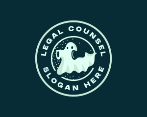 Ghost Spooky Haunted Logo