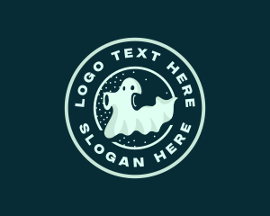 Ghost Spooky Haunted Logo