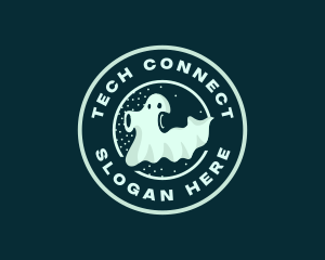 Ghost Spooky Haunted Logo