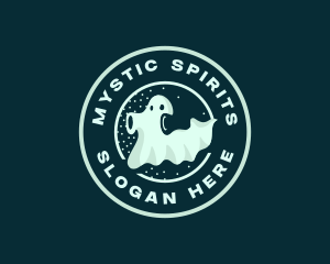 Ghost Spooky Haunted logo