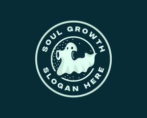 Ghost Spooky Haunted logo