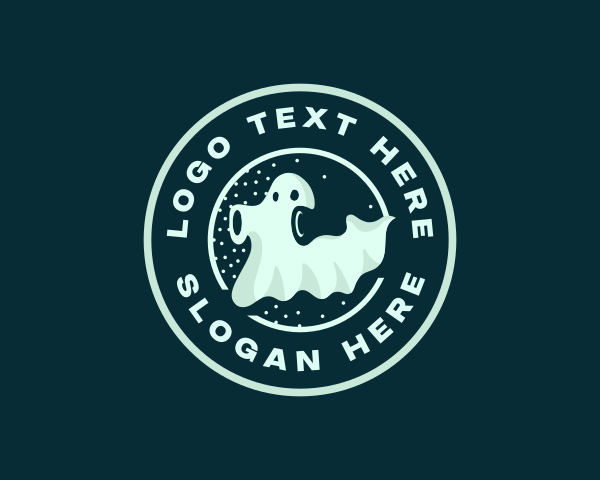 Haunted logo example 2