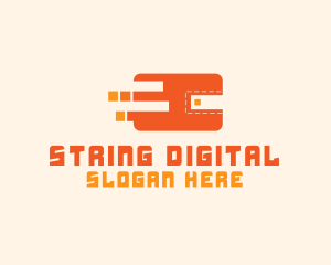 Orange Digital Wallet logo design