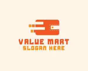 Orange Digital Wallet logo design