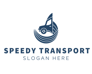 Forwarding Truck Vehicle logo