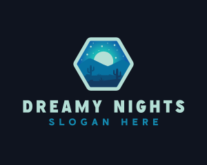 Dune Desert Night logo design