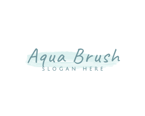 Beauty Brush Stroke logo design