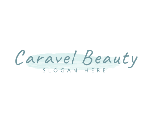 Beauty Brush Stroke logo design