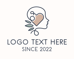 Medical - Medical Psychologist Leaf logo design