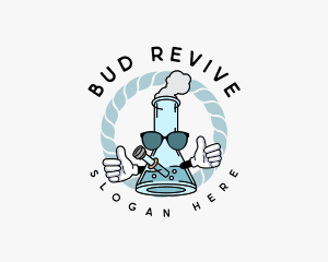 Smoking Weed Bong logo