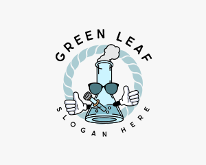 Smoking Weed Bong logo