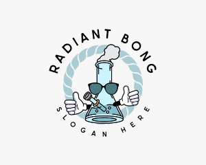 Smoking Weed Bong logo