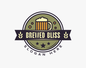 Liquor Beer Mug logo design