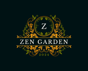 Luxury Floral Garden logo design