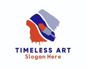 Mural Art Paint  logo design