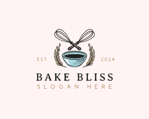 Baking Whisk Patisserie logo design