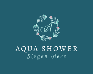 Floral Wreath Boutique logo design