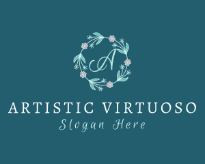 Floral Wreath Boutique logo design