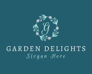 Floral Wreath Boutique logo design