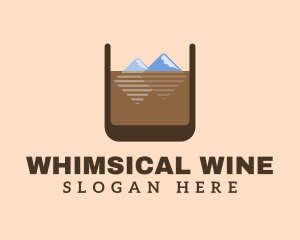 Whisky Mountain Liquor logo design