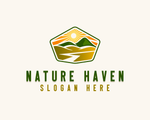 Nature Adventure Pathway logo design